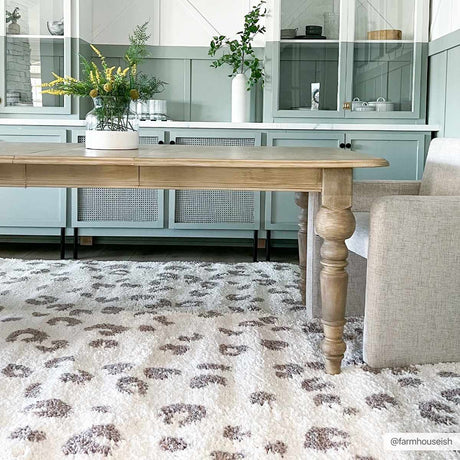 Zhen Pink Spots Leopard Rug - Clearance