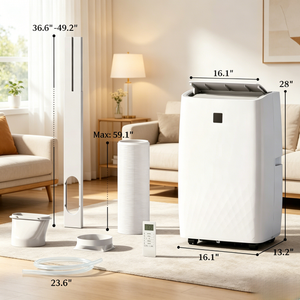 Five-in-One Versatility Portable Air Conditioner