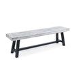 Tranquilizer - Outdoor Acacia Wood Bench With Slat Panel Design - Best Buy Furniture