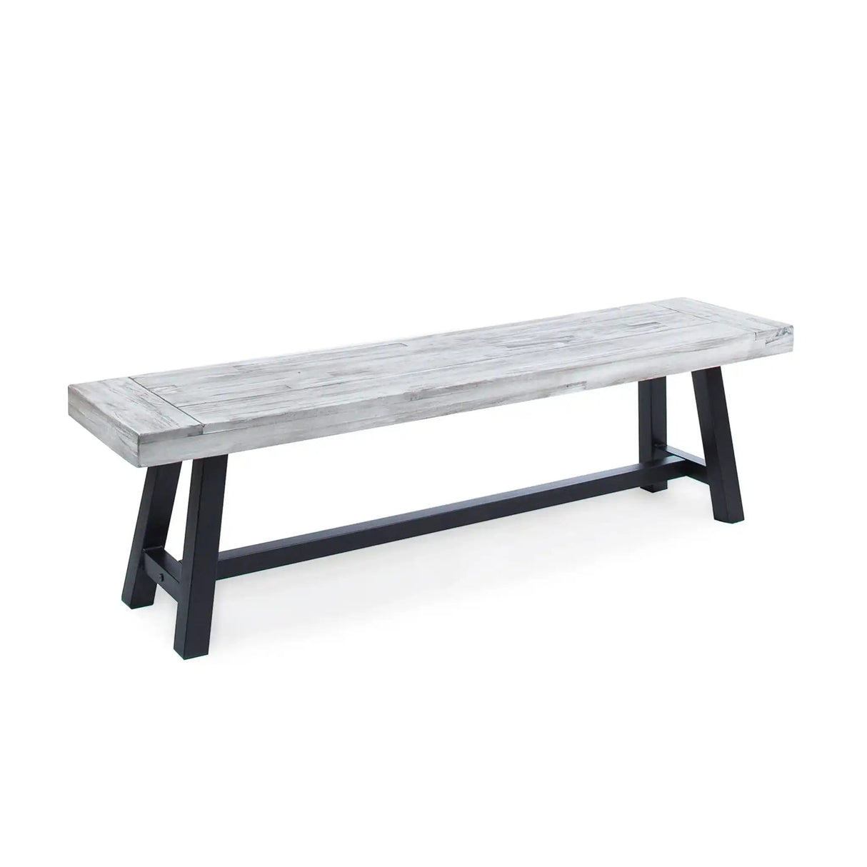 Tranquilizer - Outdoor Acacia Wood Bench With Slat Panel Design - Best Buy Furniture