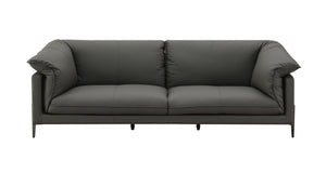Tadi - Top Grain Leather Sofa - Black