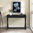 Nalo - Console Table - Charcoal - Best Buy Furniture
