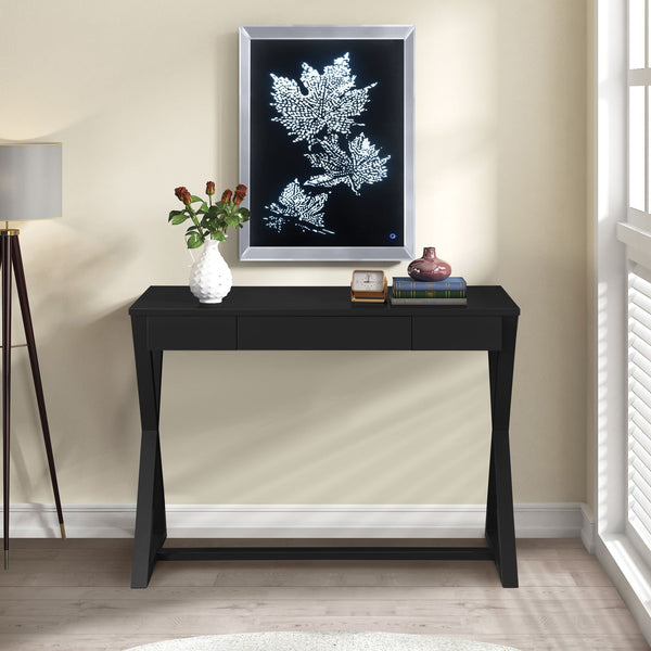 Nalo - Console Table - Charcoal - Best Buy Furniture