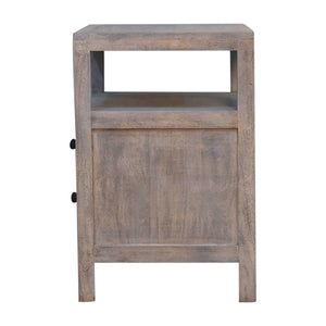 Acid Wash 2-Drawer Open Bedside Table