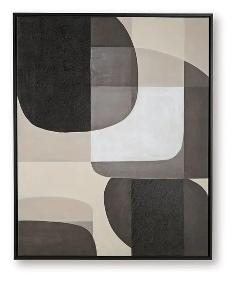 Kesleigh - Wall Art - Black / White - Best Buy Furniture