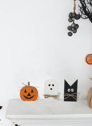 Set of 3 Halloween Holiday Table Decor