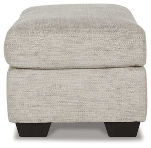 Vayda - Ottoman - Pebble - Best Buy Furniture