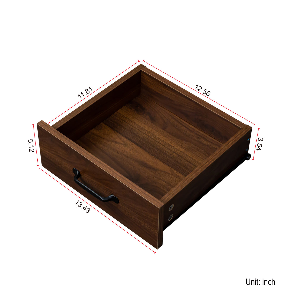 Modern Wood Buffet Sideboard with 2 Doors, 1 Storage & 2 Drawers