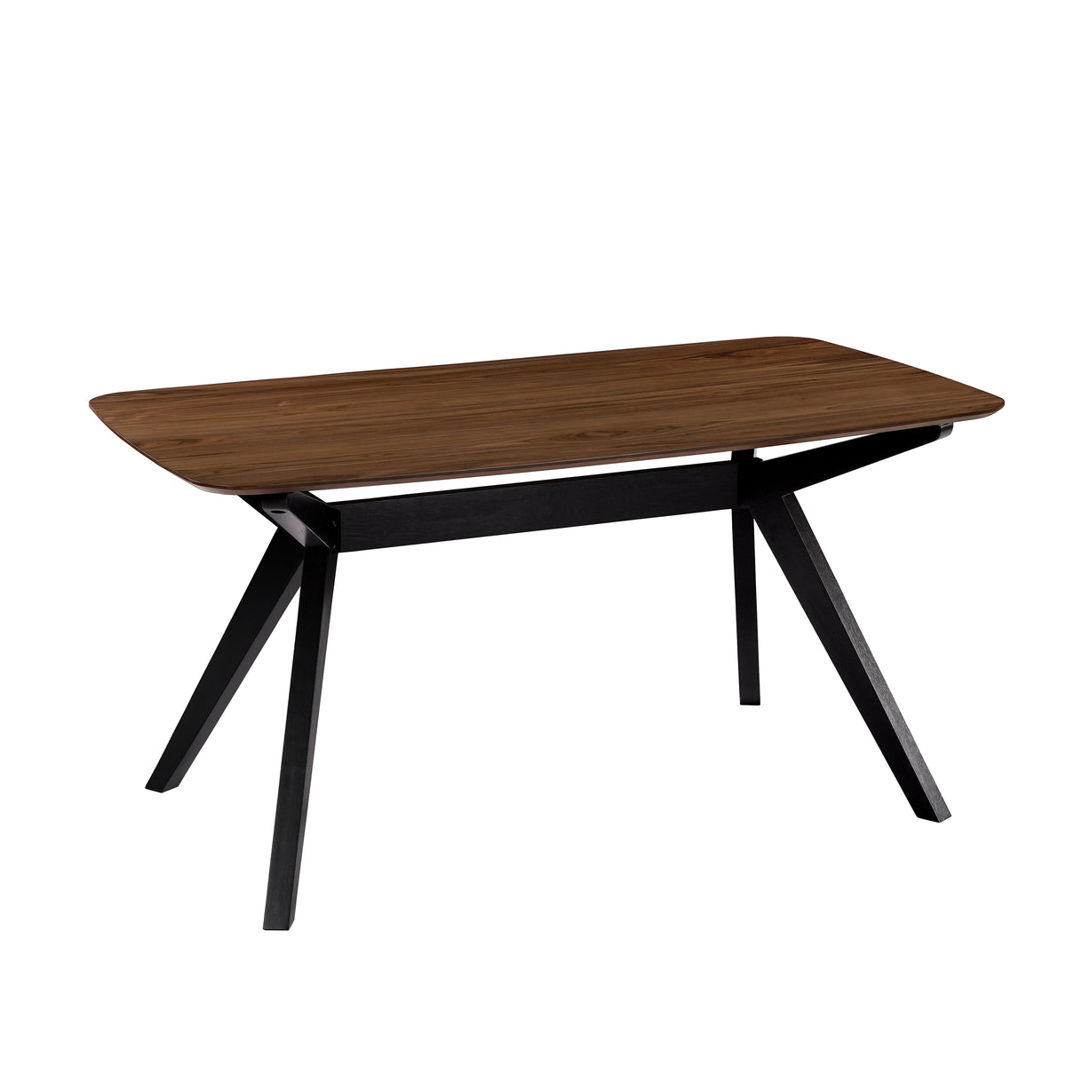 5-Pieces Upholstered Dining Set With Rubberwood Frame