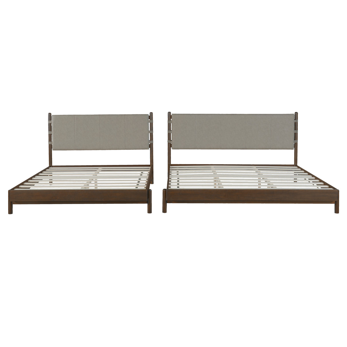 Premium Rubber Wood Platform Bed Frame