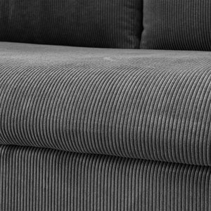 Convertible L Shaped Sleeper Sofa Bed With Reversible Chaise And Storage