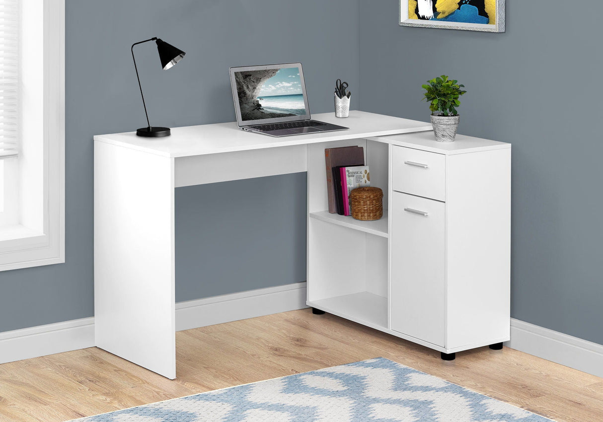 Computer Desk, Home Office, Corner, Storage Drawers, L Shape, Contemporary & Modern - Best Buy Furniture