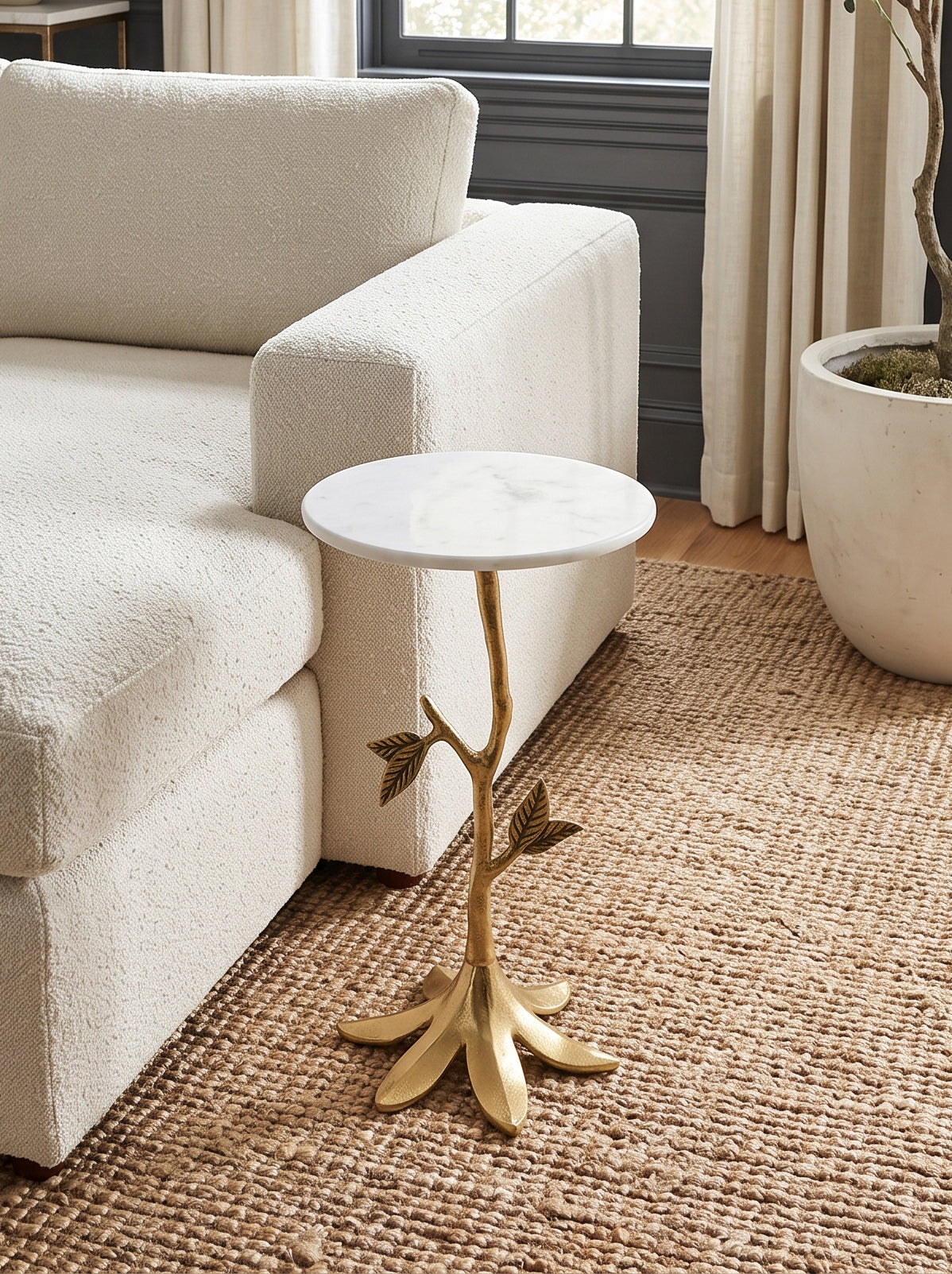 Leafy Branch Side Table