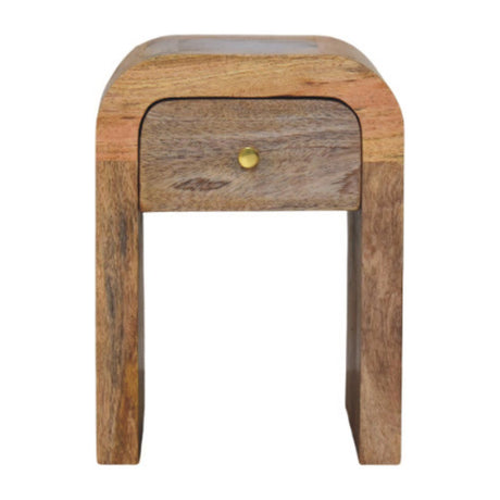 Mini Darcy - Nightstand With Curved Edges