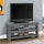 TV Stand, Console, Media Entertainment Center, 3 Storage Shelves - Best Buy Furniture