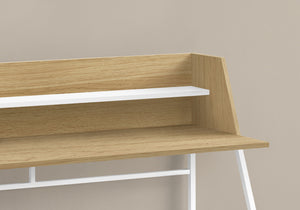 Computer Desk For Home Office, Laptop, Storage Shelves, Marble Look Contemporary & Modern - Best Buy Furniture