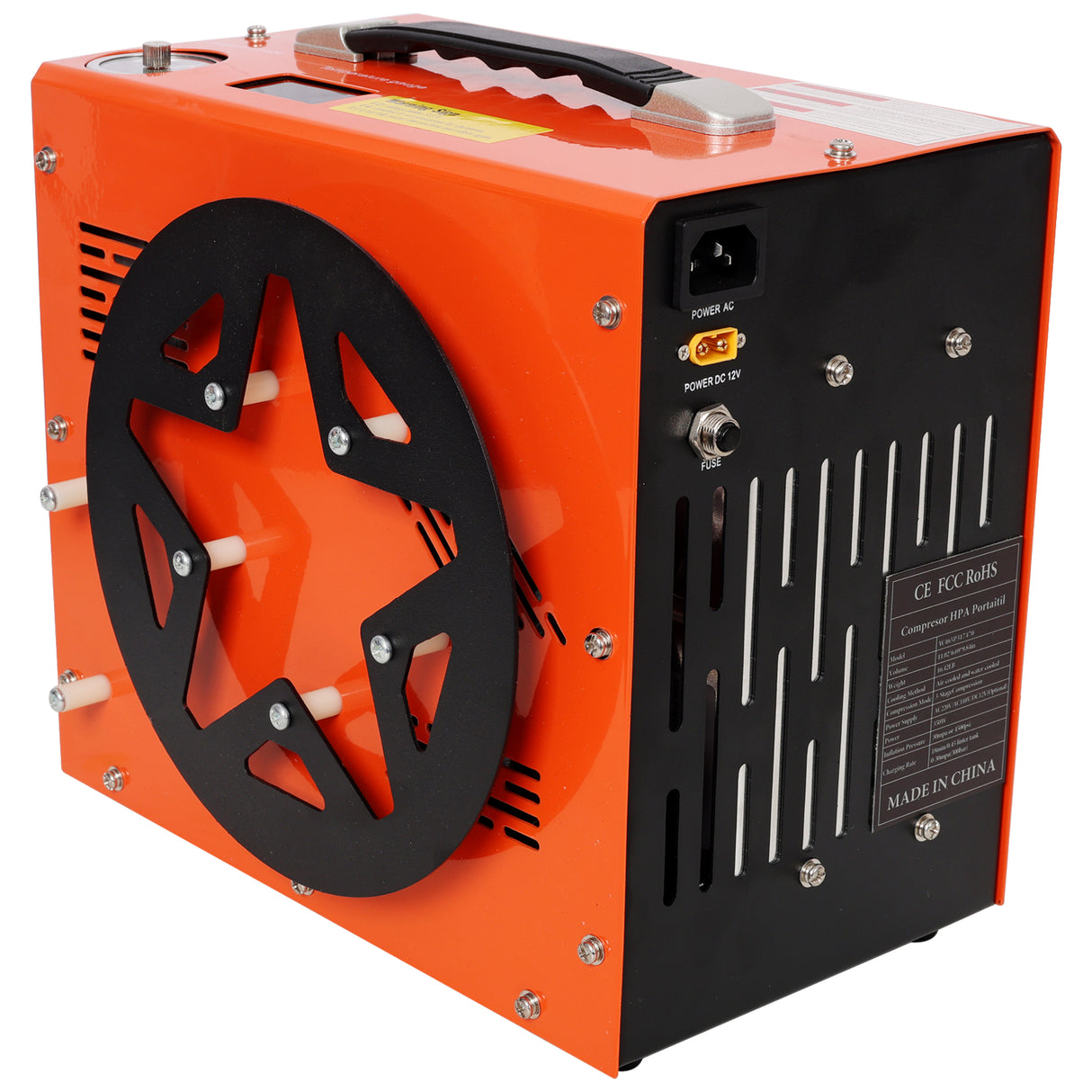 PCP Air Compressor, 4500PSI Portable with Auto-Stop and Built-In Converter