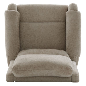 Manual Recliner Massage Chair With Swivel Rocker, 8 Massage Modes, Side Storage Pocket