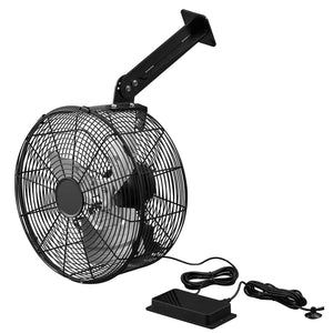Greenhouse Air Circulation Fan, 1800 CFM, 10 Speeds, LCD Control