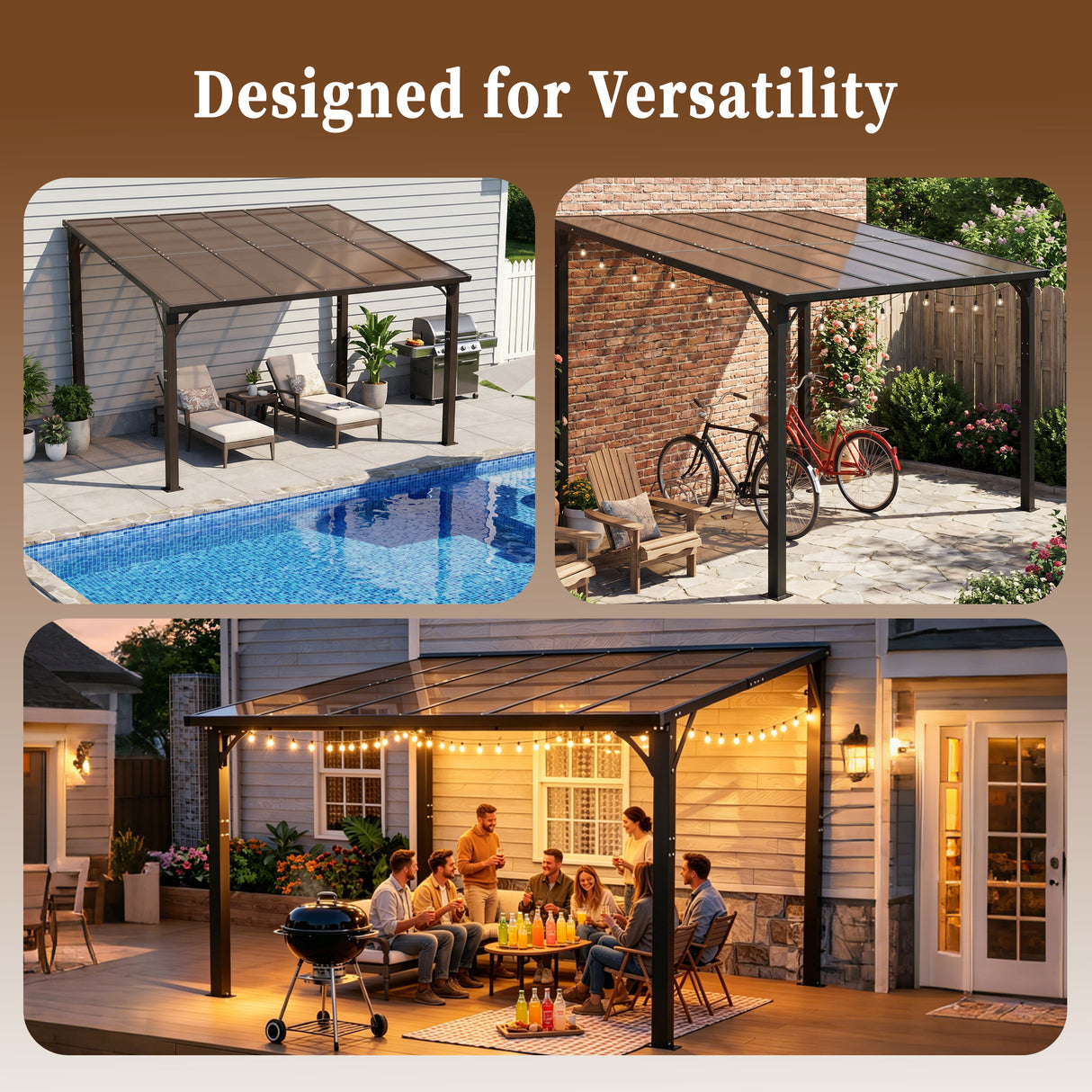 12x10 FT Hardtop Gazebo