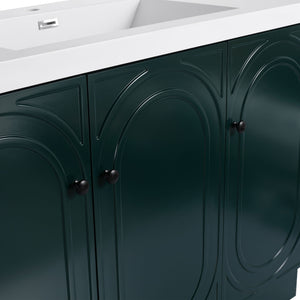 Modern Freestanding Bathroom Vanity With Soft Close Cabinet Doors