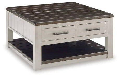 Darborn - Lift Top Cocktail Table - Gray / Brown - Best Buy Furniture