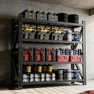 Heavy Duty 4 Shelf Garage Shelving Unit
