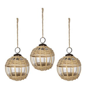 D3.3" X-Mas Hanging Ornament Set of 3