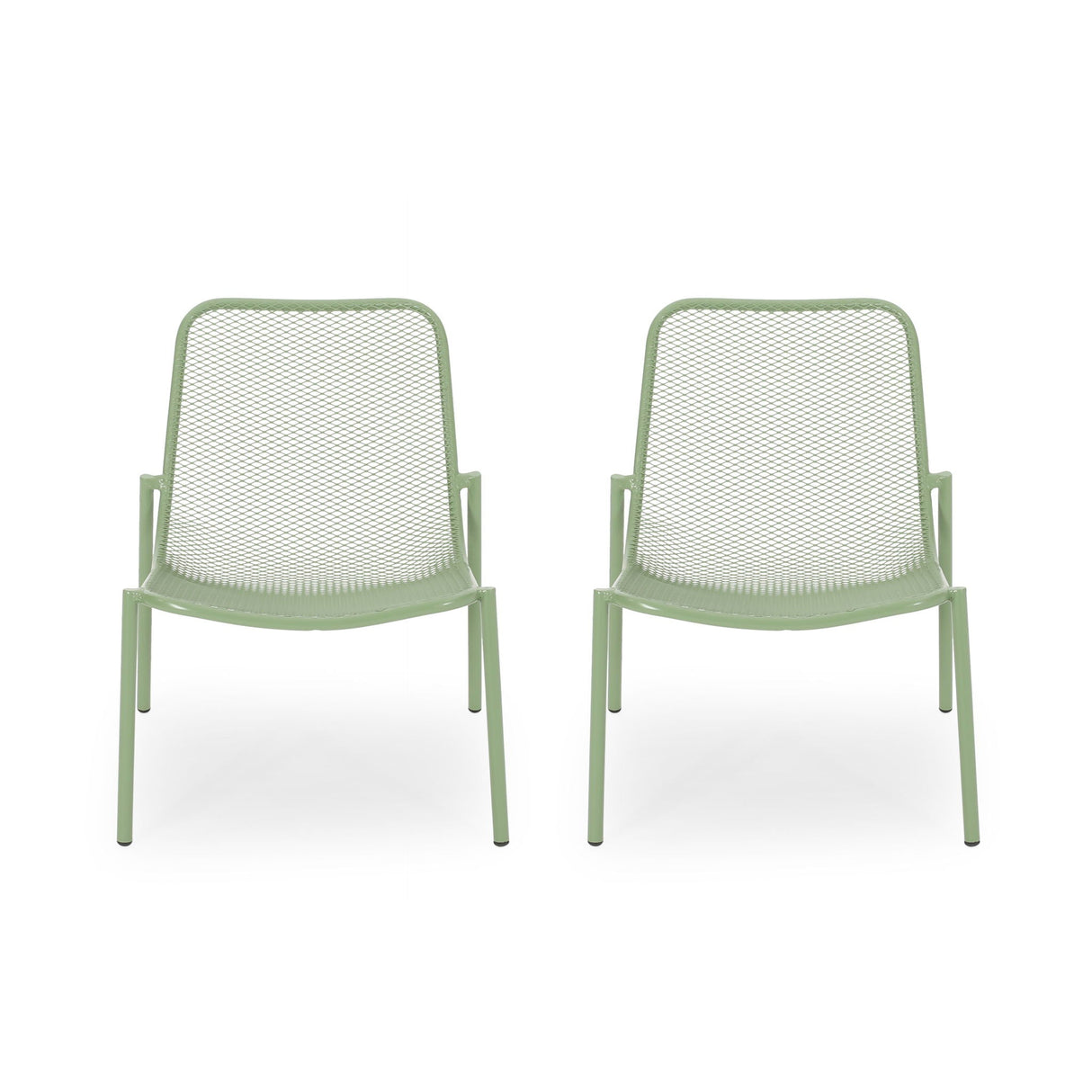 Outdoor Iron Chair With Mesh Design - Best Buy Furniture