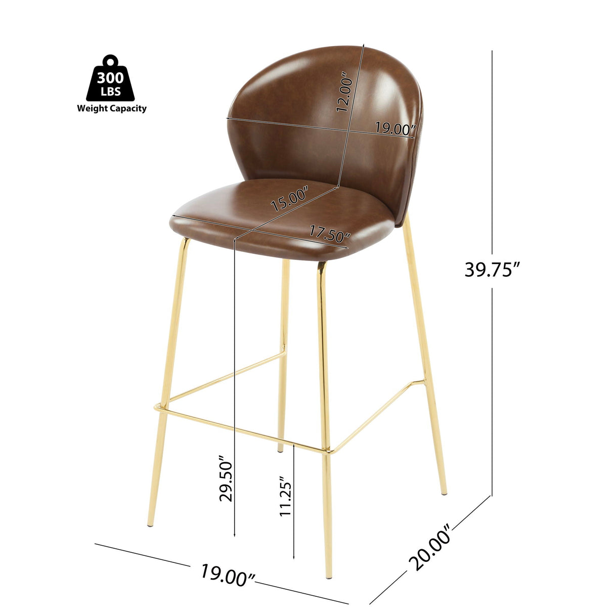 Kira - Upholstered Bar Stool (Set of 2) - Best Buy Furniture