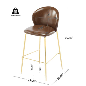 Kira - Upholstered Bar Stool (Set of 2)