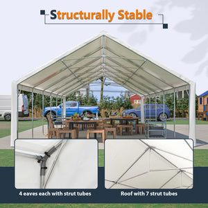 20x40FT Heavy Duty Party Tent with Removable Sidewalls