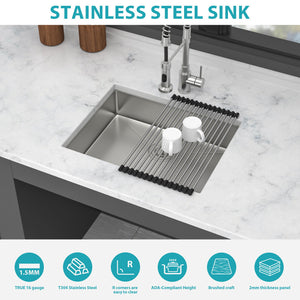 Undermount Sink, Low Depth Single Bowl