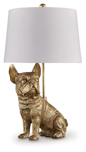 Wadeland - Poly Table Lamp - Gold Finish - Best Buy Furniture