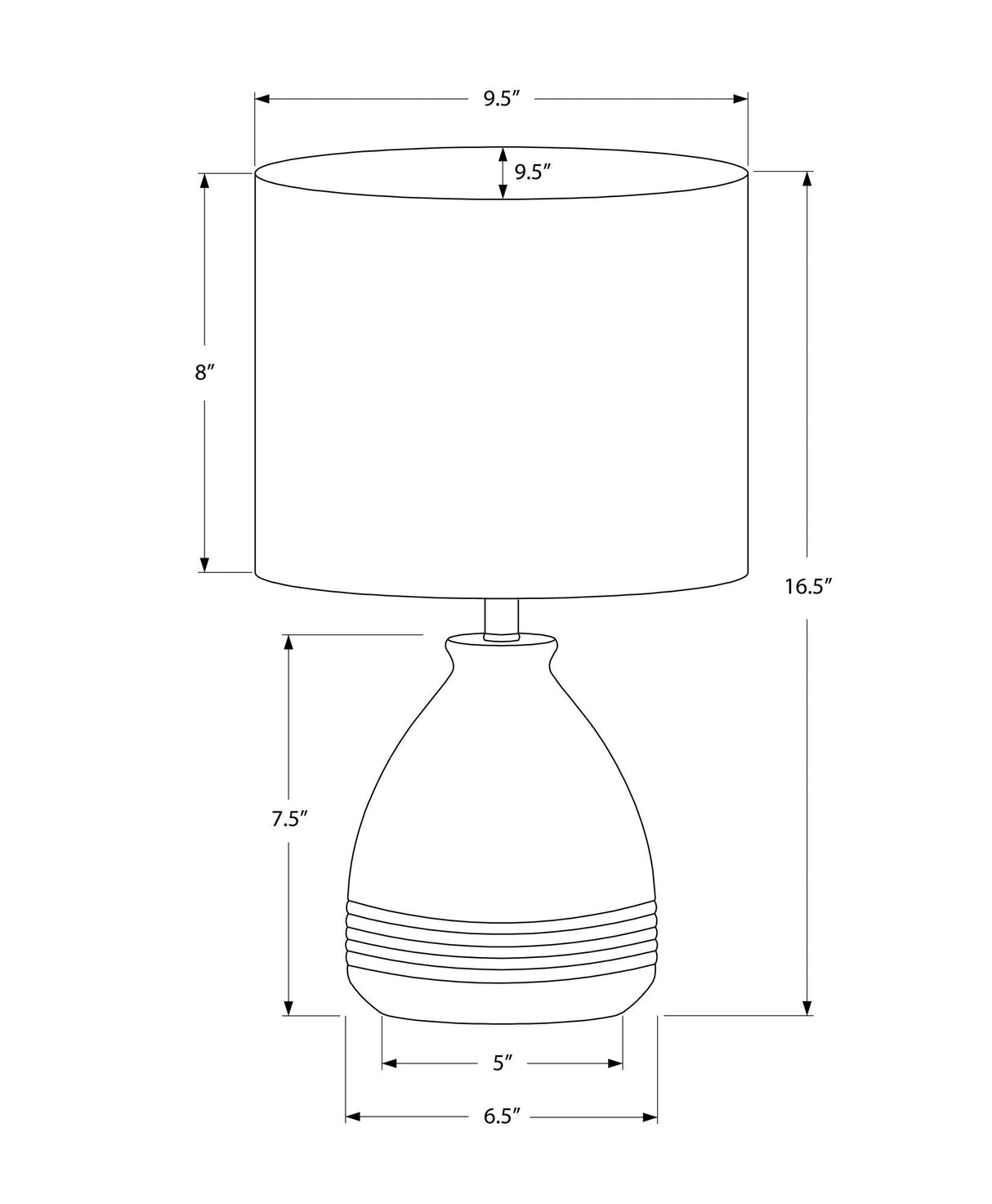 Lighting, Modern Table Lamp - Cream - Best Buy Furniture