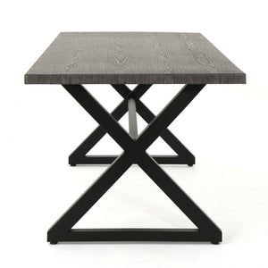 Rolando - Outdoor Aluminum Dining Table With Steel Frame