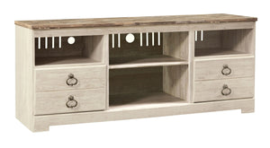 Willowton - Entertainment Center With Fireplace Option - Best Buy Furniture