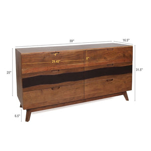 Sierra 6 Drawer Sideboard