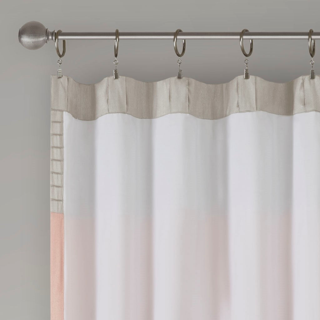 Polyoni Pintuck Curtain Panel (Only 1 Pc Panel)