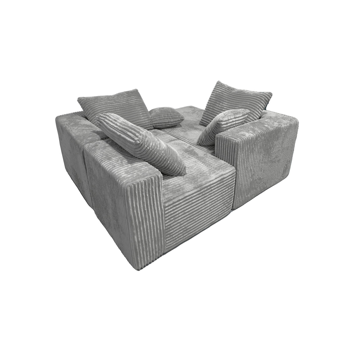 Corner Combination Sofa Sectional Couch With Soft Fabric