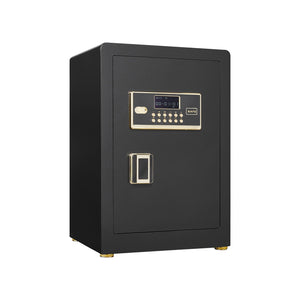 Security Electronic Home Safe With Digital Lock, Removable Shelf, Mute Function, Interior For Documents, Cash, Jewelry