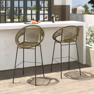 Ferrara - Outdoor Patio Barstool (Set of 2) - Best Buy Furniture
