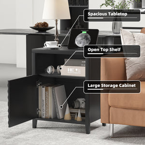 Modern Nightstand with Charger Station and USB Port