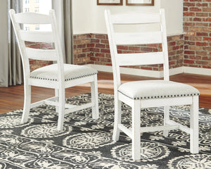 Valebeck - Dining UPH Side Chair (Set of 2) - Beige / White - Best Buy Furniture