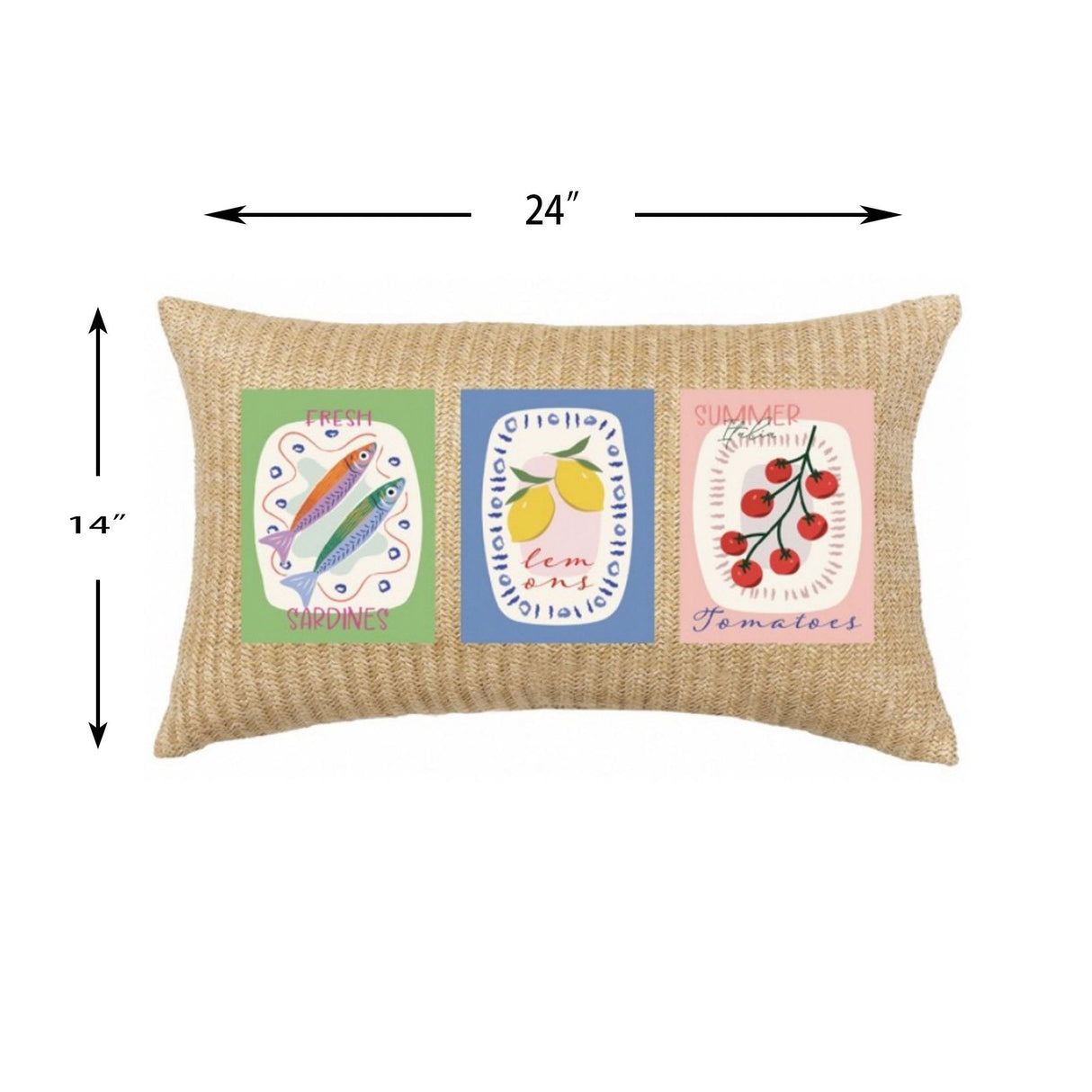 Outdoor Lumbar Pillow - Multi