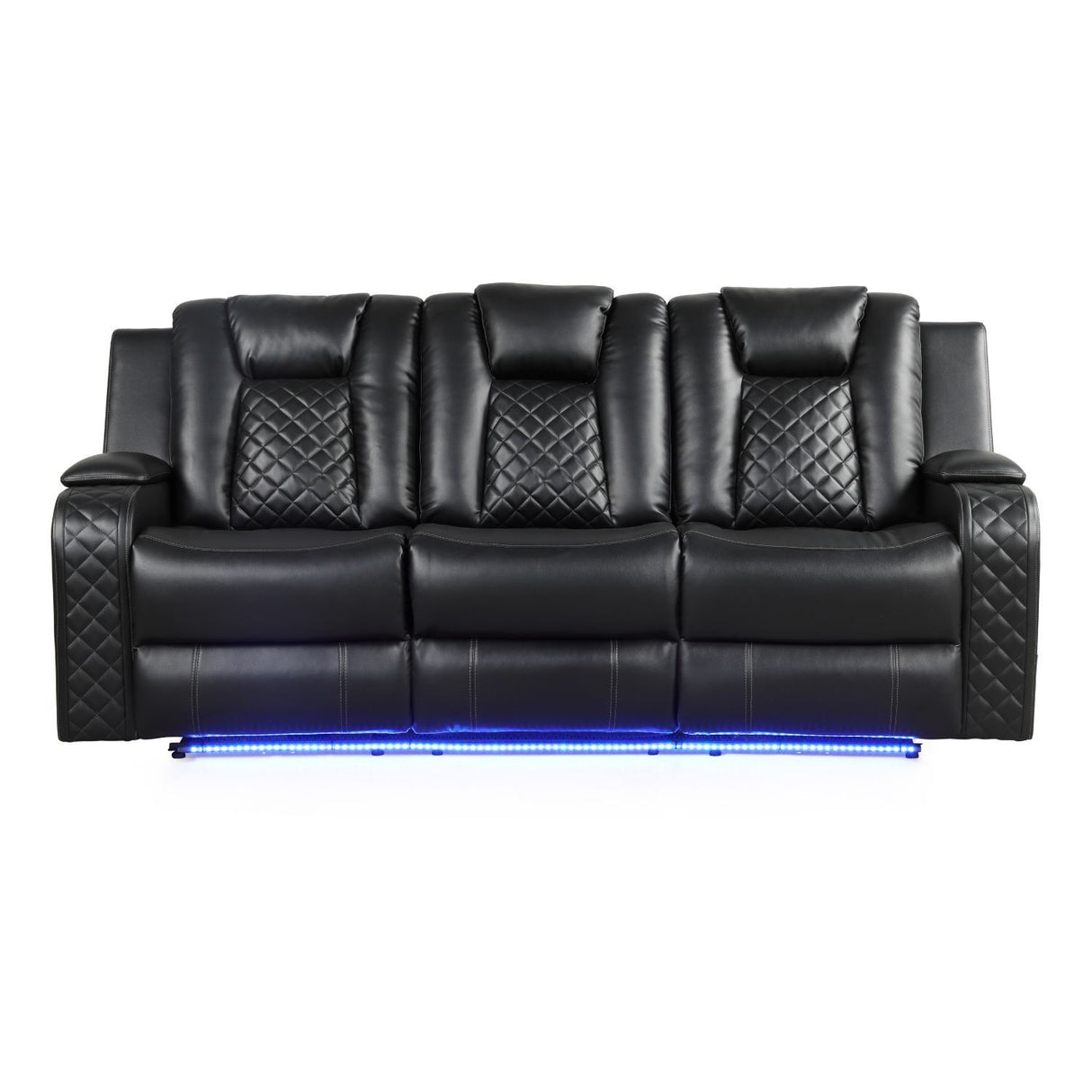 Benz - LED & Power Recliner With Adjustable Headrests And Ambient LED Lighting