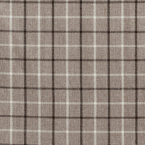 Plaid Rod Pocket and Back Tab Curtain Panel with Fleece Lining