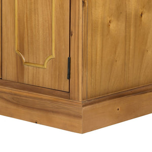French Country Wood Cabinet