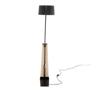 Robyn - Floor Lamp - Natural / Black