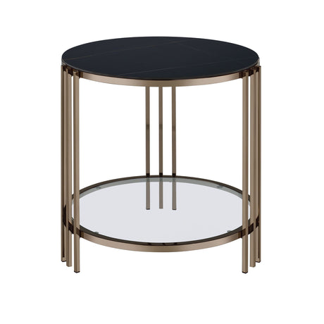 Abisha - Sintered Stone Top Round Tables